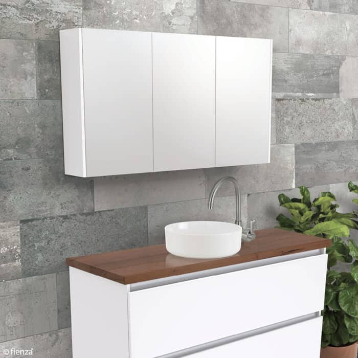 Mirror Cabinet with Gloss White Side Panels, 5 x Size Options. - Image 12