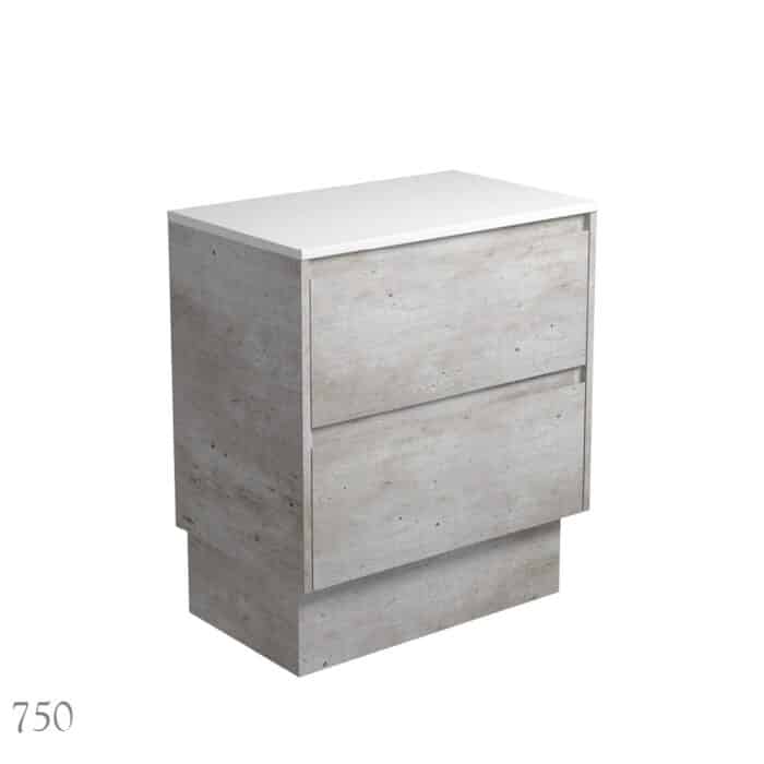 Fienza AMATO All Drawer INDUSTRIAL Cabinet Only Floor Standing 3 x Size Options - Image 2