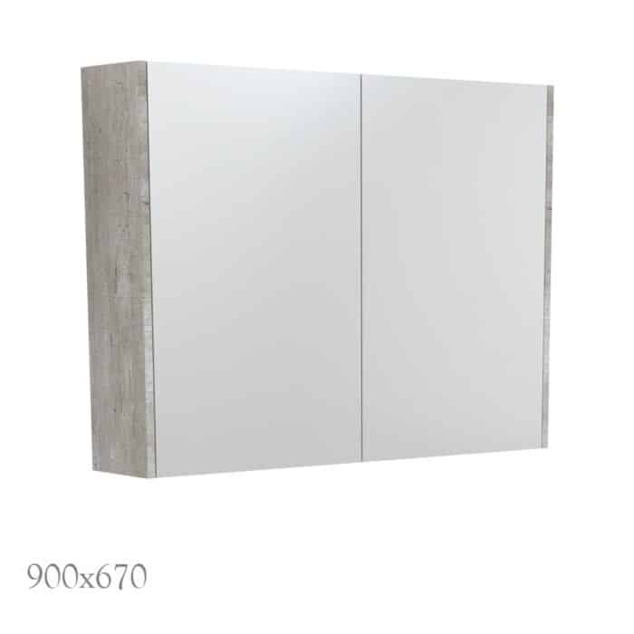 Mirror Cabinet with Industrial Side Panels, 5 x Size Options. - Image 6