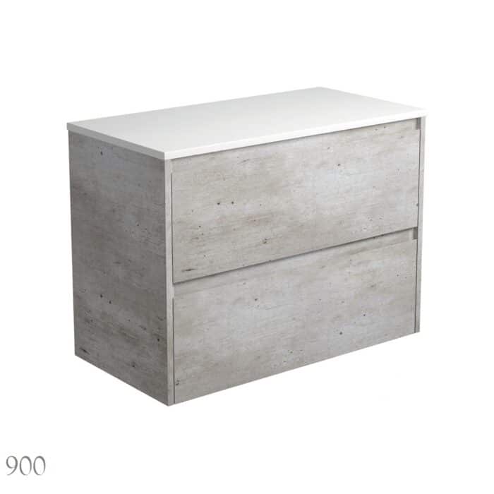 Fienza AMATO All Drawer INDUSTRIAL Cabinet Only Wall Hung 3 x Size Options - Image 4