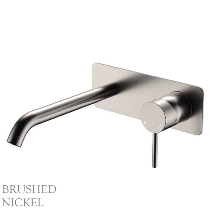 Kaya Basin-Bath Wall Mixer Set, Rectangular Plate, 200mm Outlet, 6 x Colour Options - Image 6