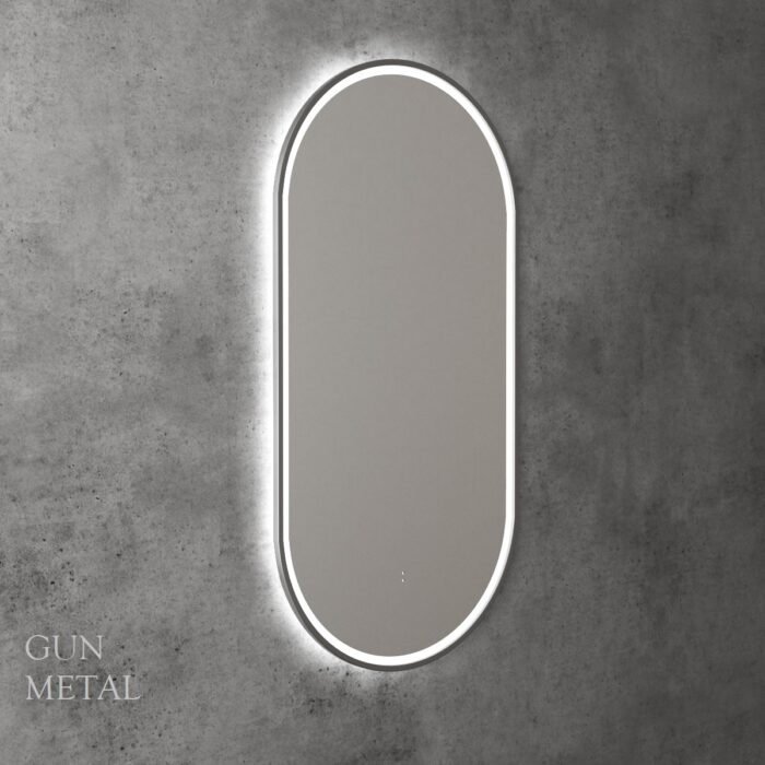 LED Beau Monde FRAMED Mirror, 453x903x36mm, 6 x Colour Options - Image 9