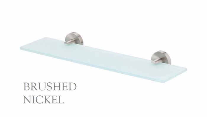CHIA 450MM GLASS SHOWER SHELF, 4 x Colour Options - Image 4