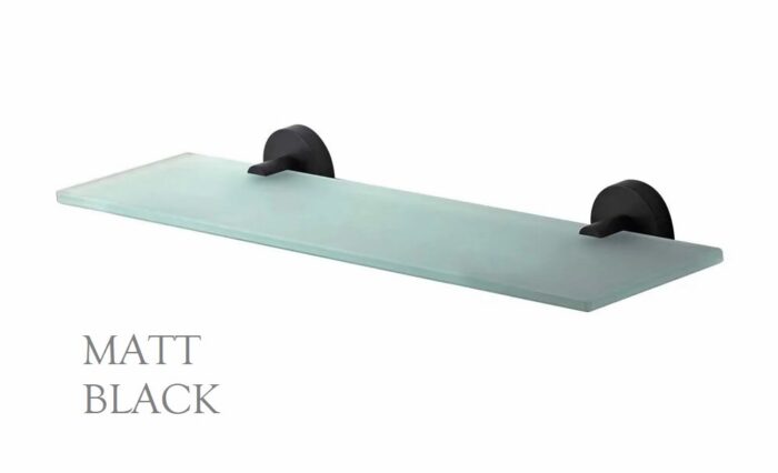 CHIA 450MM GLASS SHOWER SHELF, 4 x Colour Options - Image 6