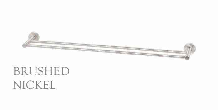 CHIA 750MM DOUBLE TOWEL RAIL, 4 x Colour Options - Image 4