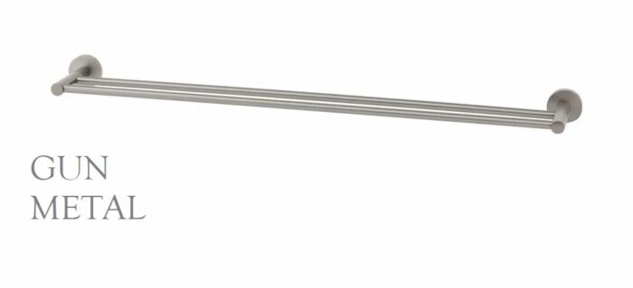 CHIA 750MM DOUBLE TOWEL RAIL, 4 x Colour Options - Image 5