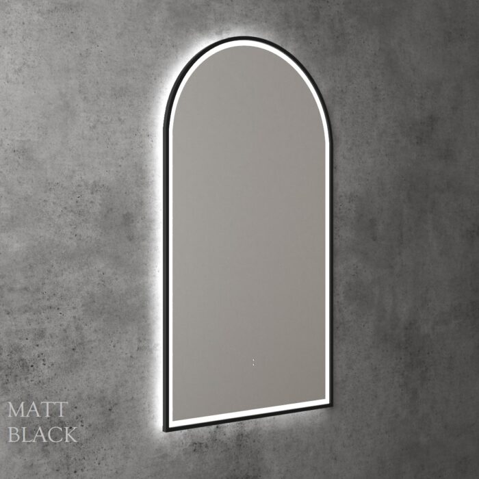 LED Canterbury FRAMED Arch Mirror 503x903x36mm, 6 x Colour Options - Image 13
