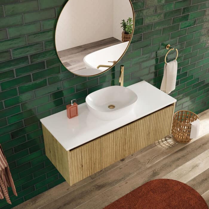 Fienza Top Crystal Pure Slab Top Only, 6 x Size Options - Image 7