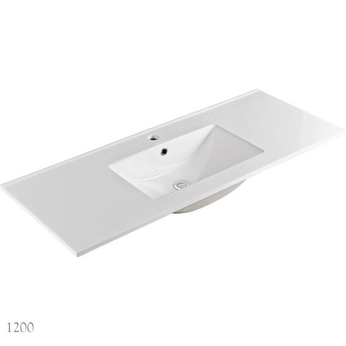 Fienza Top Dolce Ceramic Gloss White Top, 5 x Size Options. - Image 8