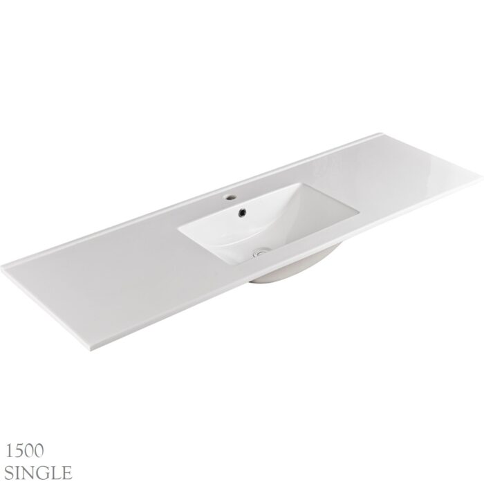 Fienza Top Dolce Ceramic Gloss White Top, 5 x Size Options. - Image 10