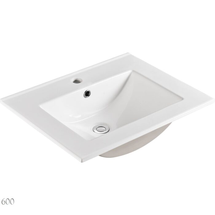 Fienza Top Dolce Ceramic Gloss White Top, 5 x Size Options. - Image 2
