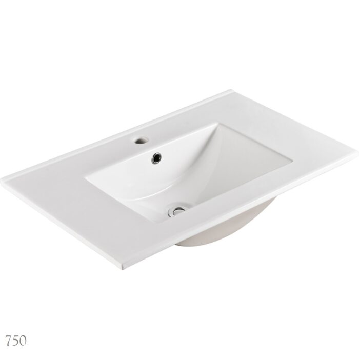 Fienza Top Dolce Ceramic Gloss White Top, 5 x Size Options. - Image 4