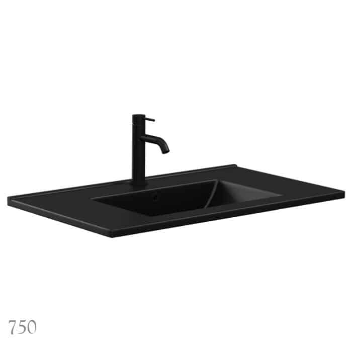 Fienza Top Dolce Matt Black Ceramic Top Options. 3 x size Options. - Image 4