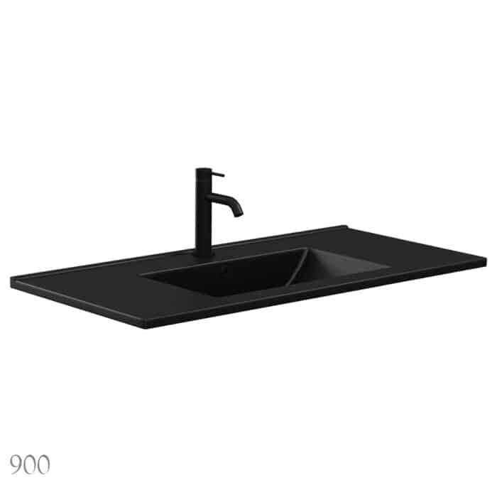 Fienza Top Dolce Matt Black Ceramic Top Options. 3 x size Options. - Image 6