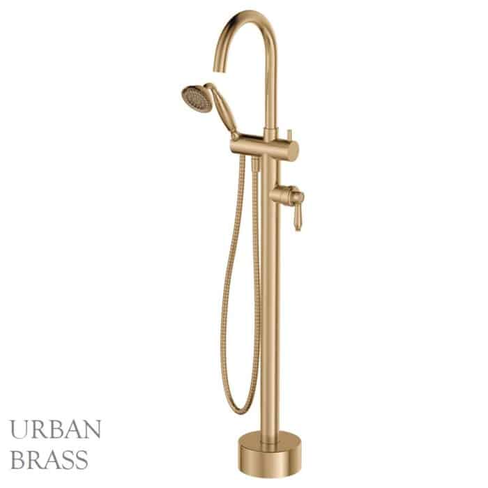 Eleanor Floor Mounted Bath Mixer with Hand Shower. 4 x Colour Options - Image 6