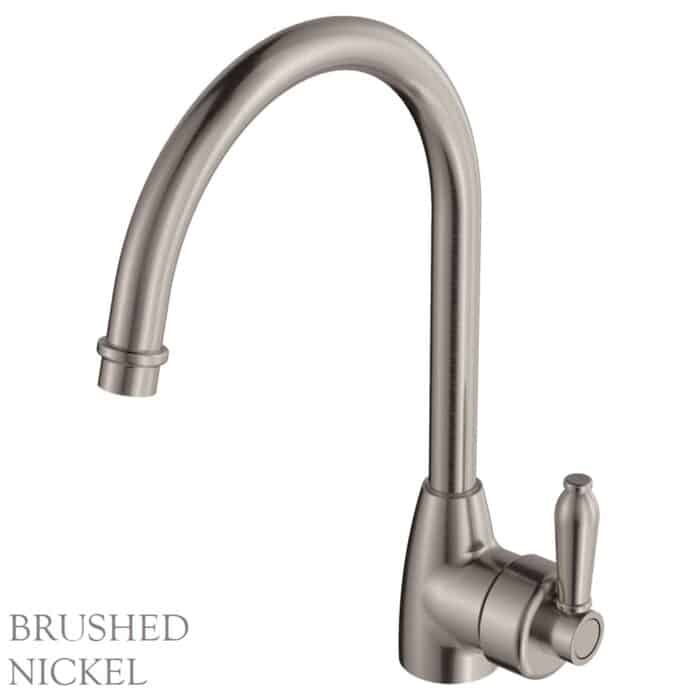 Eleanor Gooseneck Sink Mixer, 4 x Colour Options - Image 4