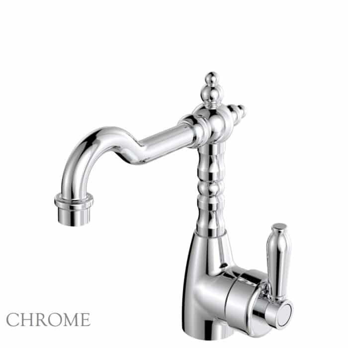 Eleanor Shepherds Crook Basin Mixer, 4 x Colour Options - Image 3