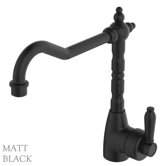 Eleanor Shepherds Crook Sink Mixer, 4 x Colour Options. - Image 5