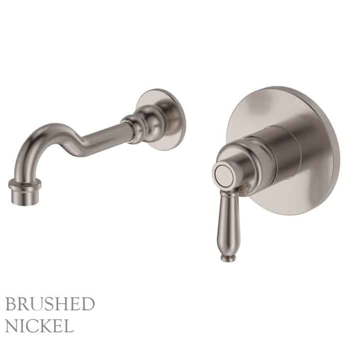 Eleanor Wall mixer Basin/Bath Set, 215mm Outlet, 4 x Colour Options. - Image 4