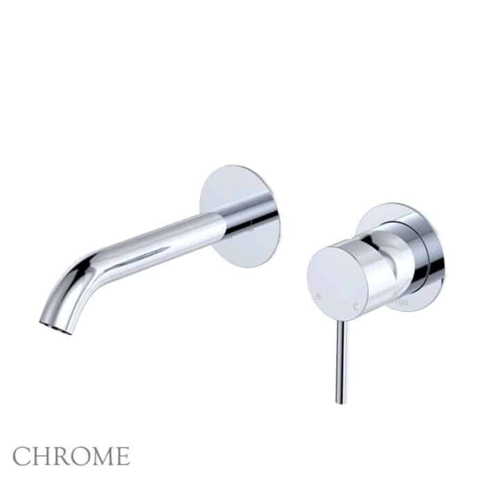 Kaya Basin/Bath Wall Mixer Set, 160mm Outlet. 6 x Colour Options - Image 3