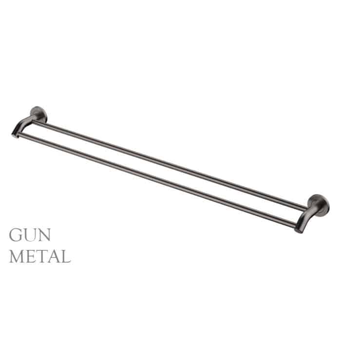 KAYA Double Towel Rail 900mm, 6 x Colour Options - Image 5