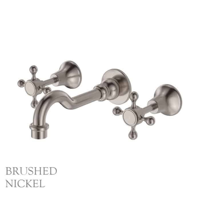 LILLIAN Shepherds Crook Basin/Bath Wall Set, 4 x Colour Options - Image 4