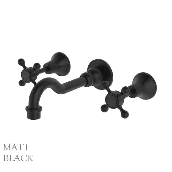 LILLIAN Shepherds Crook Basin/Bath Wall Set, 4 x Colour Options - Image 5