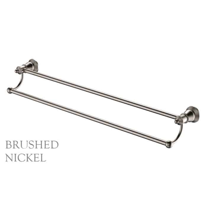 LILLIAN Double Towel Rail 800mm, 4 x Colour Options. - Image 4
