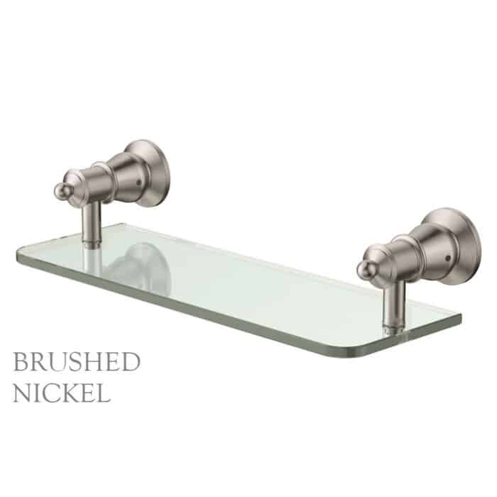 LILLIAN Glass Shelf 350mm, 4 x Colour Options - Image 4