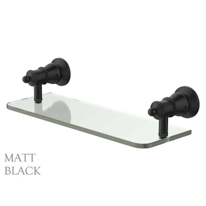 LILLIAN Glass Shelf 350mm, 4 x Colour Options - Image 5