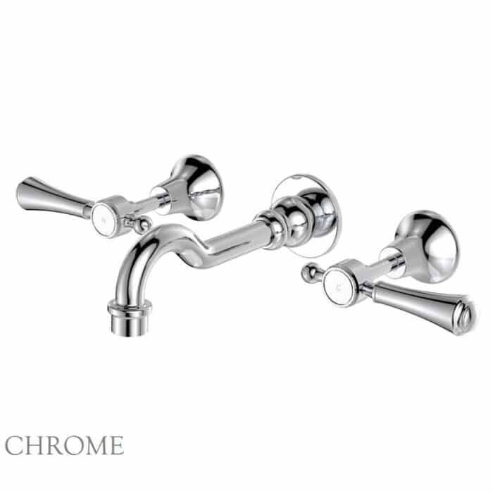 Lillian Lever Wall Basin-Bath Set, 4 x Colour Options. - Image 3
