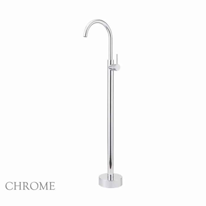 Matcha Floor Mounted Bath Filler with Mixer, 4 x Colour options - Image 3