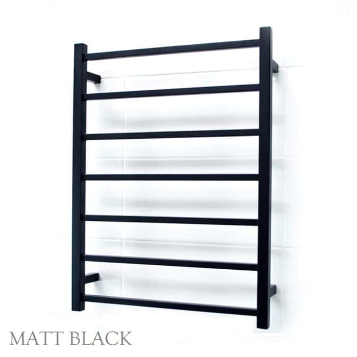SQUARE 600 x 800mm Heated Towel Ladder, 5 x Colour Options - Image 4