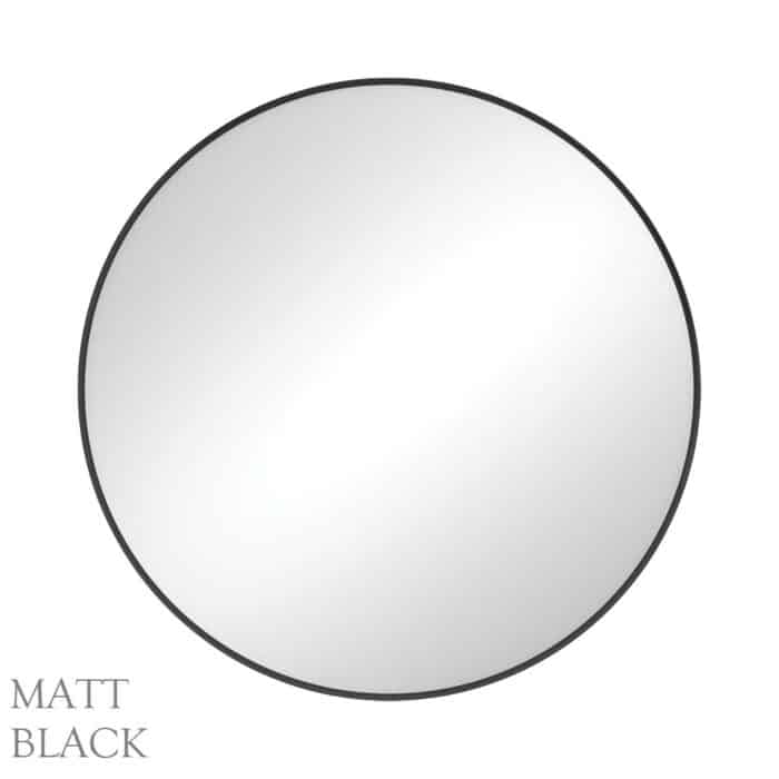 REBA Round Framed Mirror 800 mm, 3 x Colour Options. - Image 6