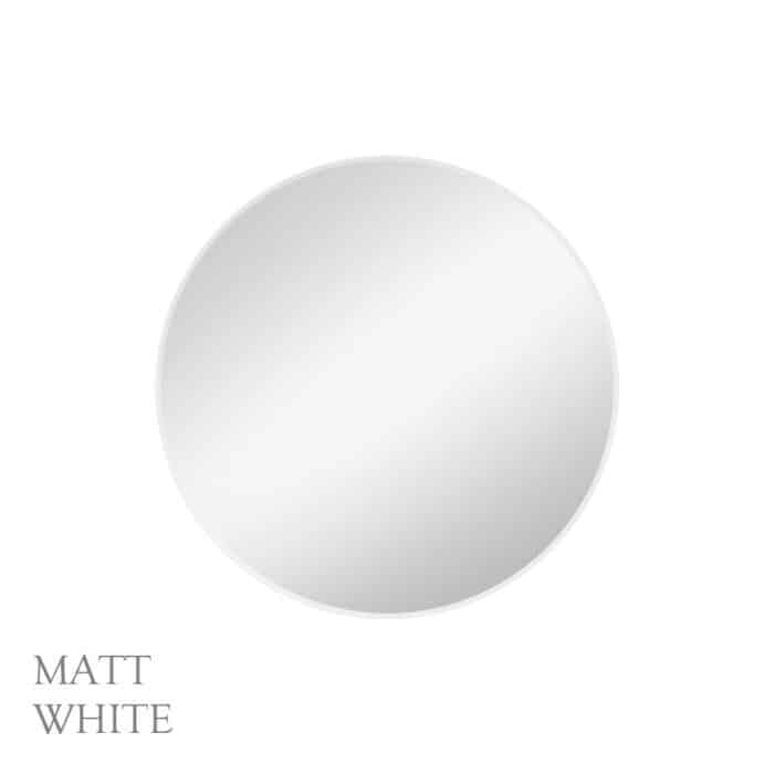 REBA Round Framed Mirror 600 mm, 3 x Colour Options - Image 6