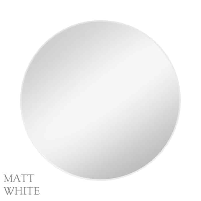 REBA Round Framed Mirror 800 mm, 3 x Colour Options. - Image 8