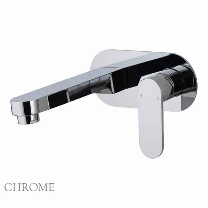 Saffron Wall Plate Mixer 180mm, 4 x Colour Options - Image 3