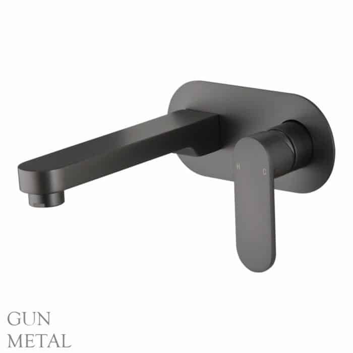 Saffron Wall Plate Mixer 180mm, 4 x Colour Options - Image 5
