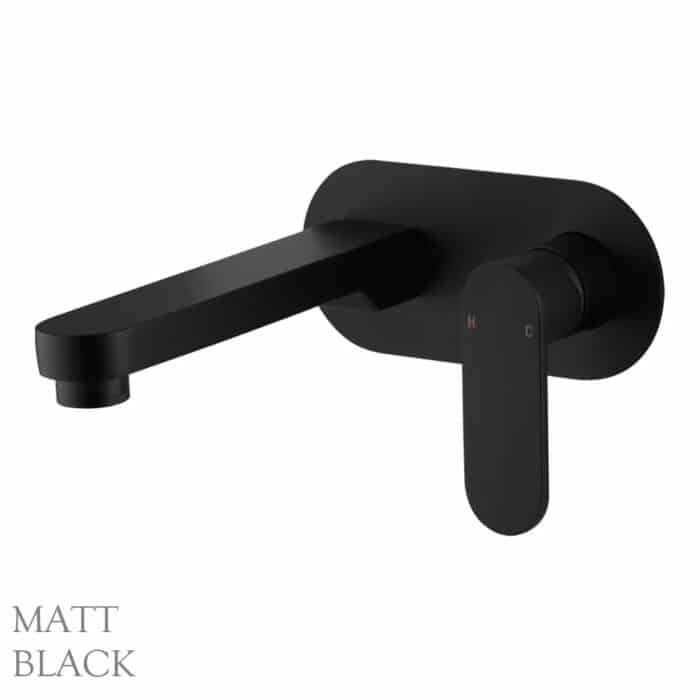 Saffron Wall Plate Mixer 180mm, 4 x Colour Options - Image 6