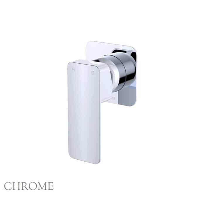 Tono Wall Mixer, Square Plate, 5 x Colour Options - Image 3