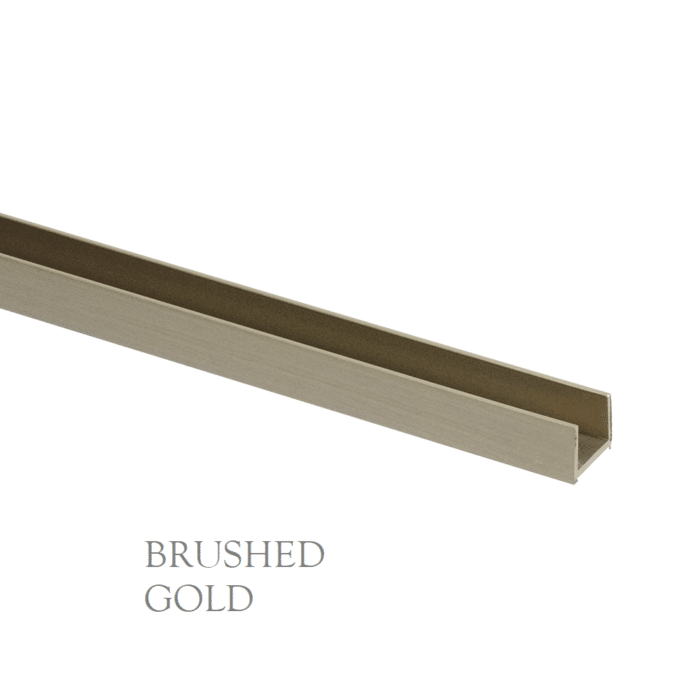 10mm Pure View Glass Panel Optional Floor Seal Rail, 7 x Colour Options - Image 5