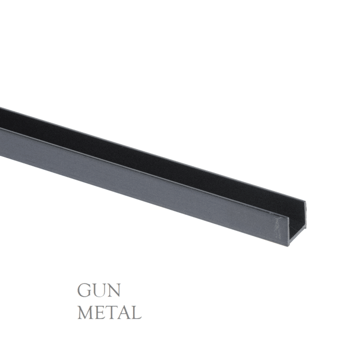 10mm Pure View Glass Panel Optional Floor Seal Rail, 7 x Colour Options - Image 8