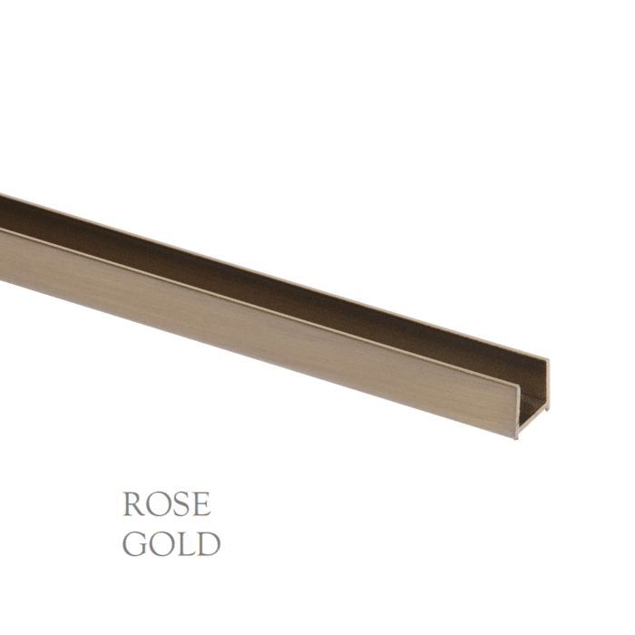 10mm Pure View Glass Panel Optional Floor Seal Rail, 7 x Colour Options - Image 7