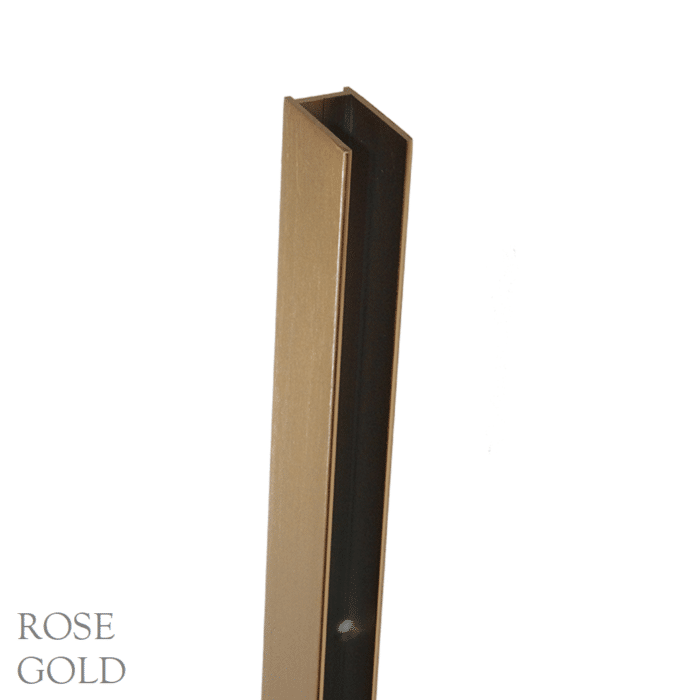 10mm Pure View Glass Panel Channel Mount Wall, 7 x Colour Options - Image 8