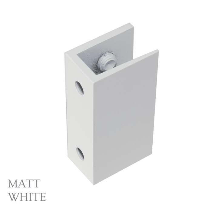 10mm Pure View Glass Panel 'U' Bracket, 7 x Colour Options - Image 4