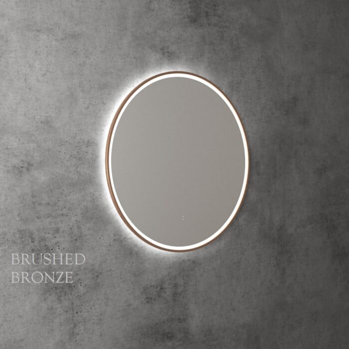 LED Windsor 700 FRAMED Round Mirror 703x703x36mm, 6 x Colour Options - Image 5