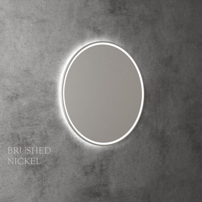 LED Windsor 700 FRAMED Round Mirror 703x703x36mm, 6 x Colour Options - Image 9