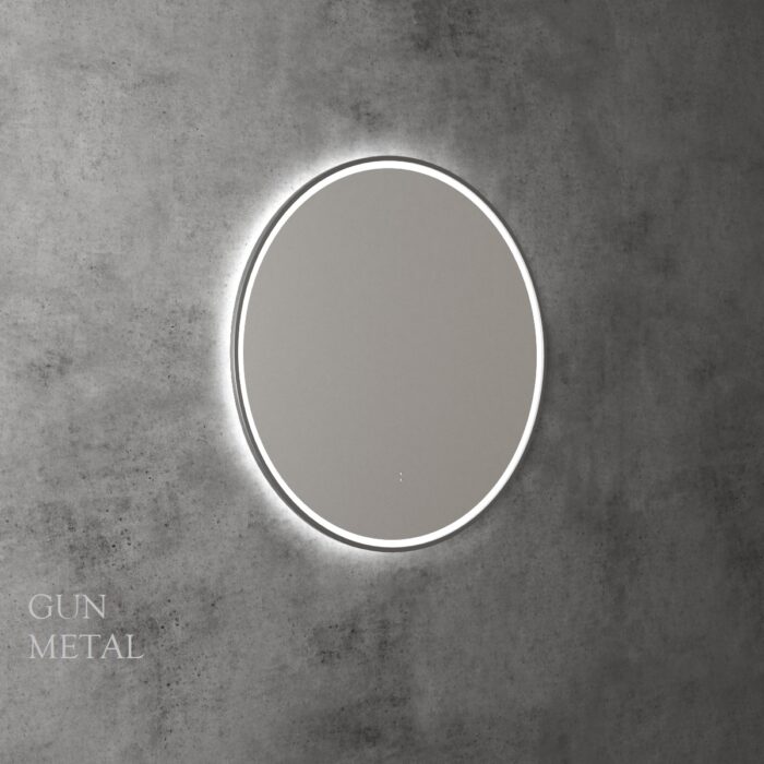 LED Windsor 700 FRAMED Round Mirror 703x703x36mm, 6 x Colour Options - Image 11