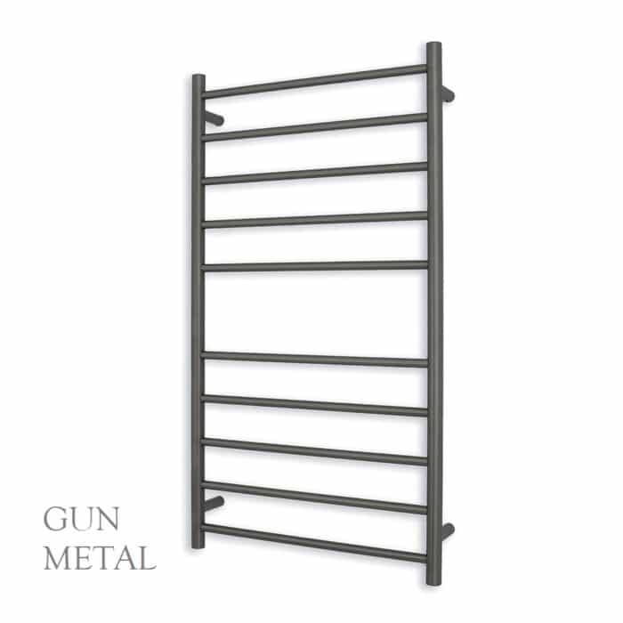 ROUND 600 x 1100mm Heated Towel Ladder, 6 Colour Options. - Image 7