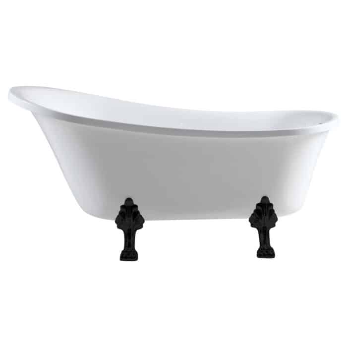 CLAWFOOT Bath 1500x750x780mm Black Feet